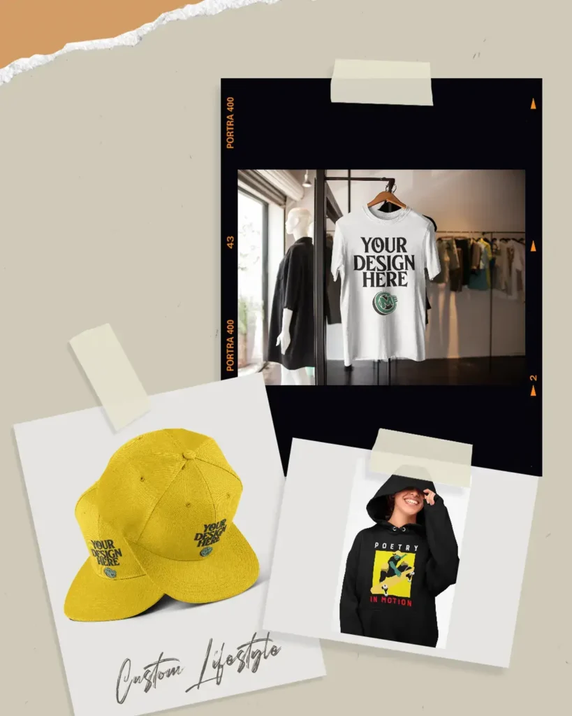 Display of apparel items customized by MadeFits.